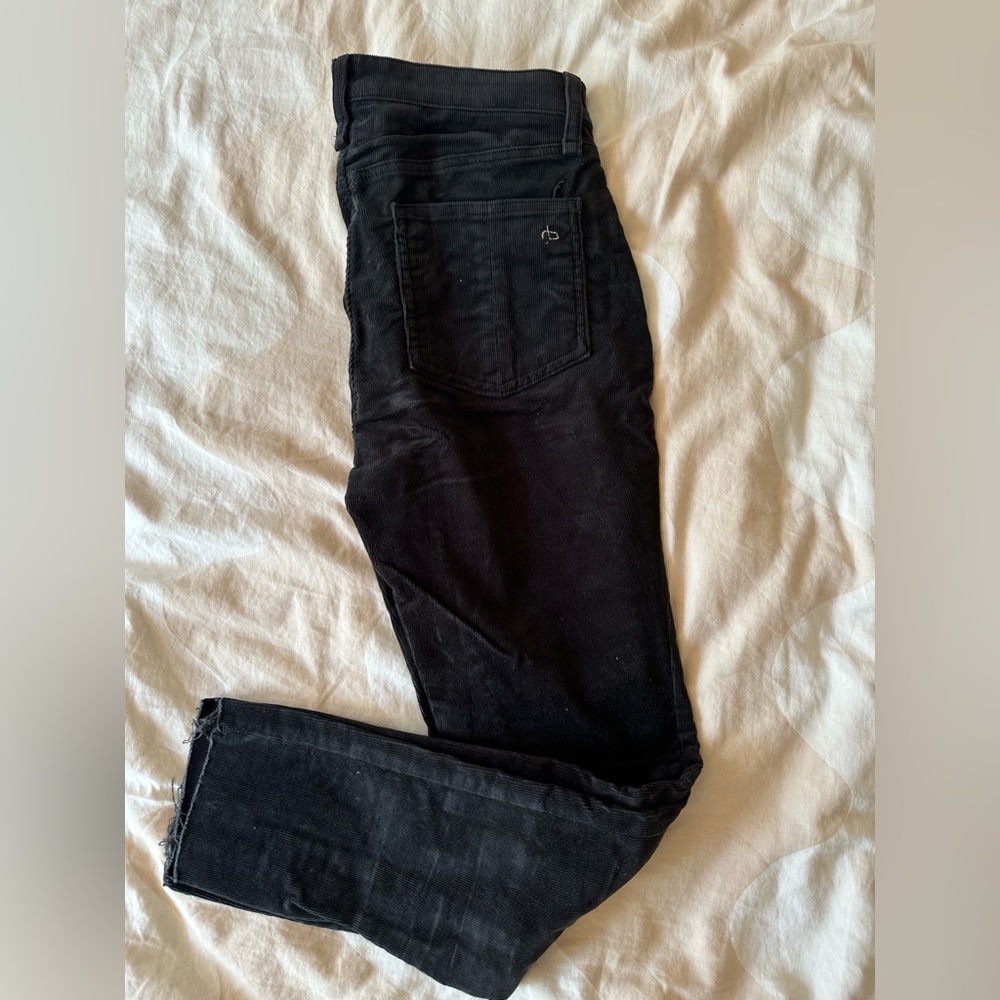 Rag & Bone Black Corduroy Pants